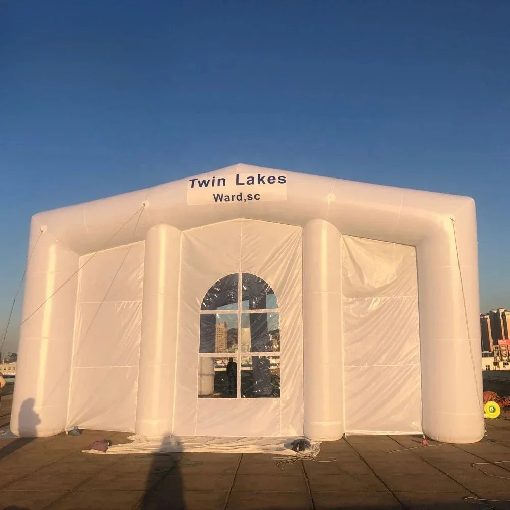 Pure White Party Wedding Tent Large Inflatable Advertising Inflatables Tent for Events