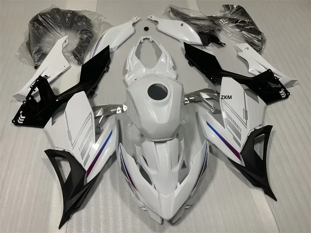 Motorcycle Fairing Set Body Kit Plastic For NINJA 400 NINJA400 EX400 2018-2019 2020 2021 Accessories Bodywork Cowl white