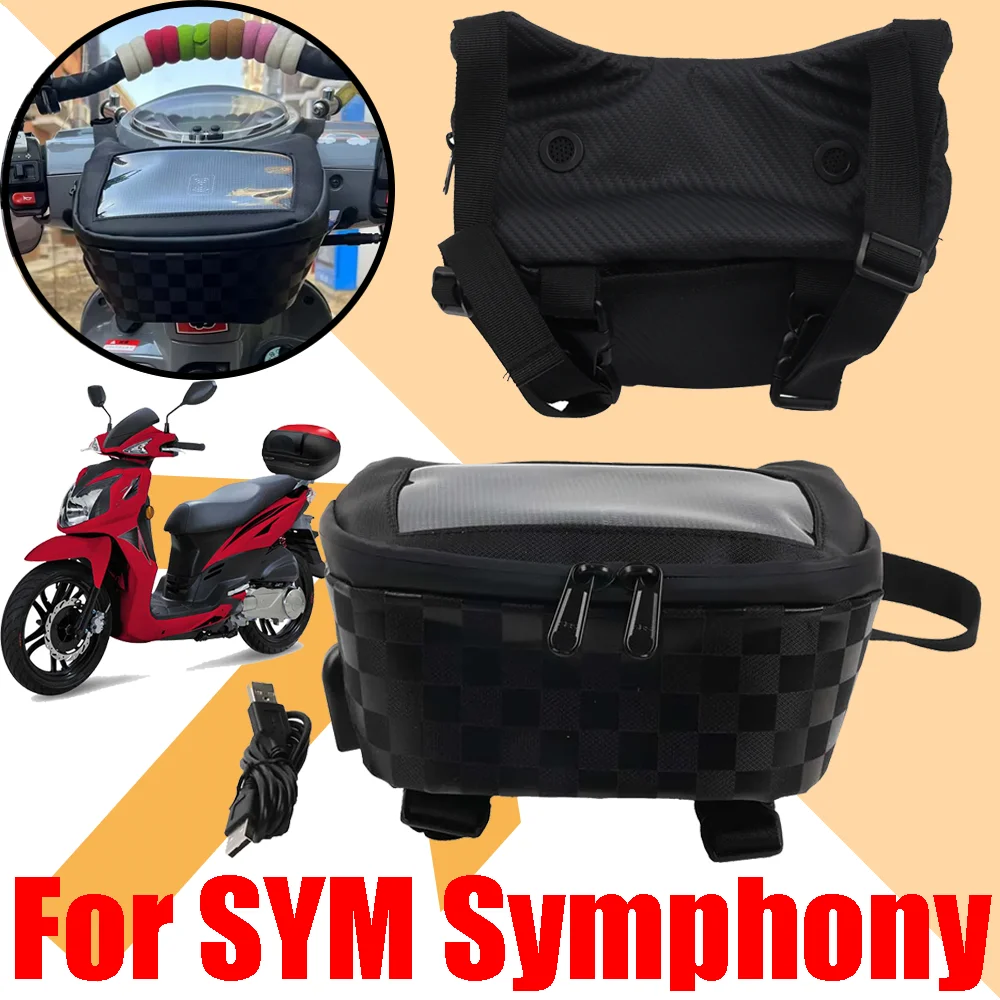 

Для SYM Symphony ST 125 50 150 200 250 Evo Аксессуары для телефона с беспроводной GPS-навигацией Сумка для инструментов Сумка для хранения багажа