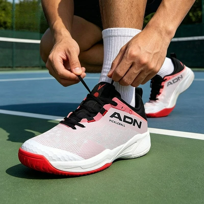 Professional Tennis Shoes Men Women Luxury Brand Gym Badminton Shoes Unisex Anti Slip Table Tennis Shoe Black Indoor Court Shoes