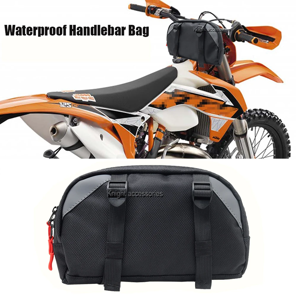 

Motorcycle Handlebar Bag Barrel Bags Multifunction Storage Shoulder Bag for Cruiser Softail Sportsters For BMW Dirt Bike E-bike