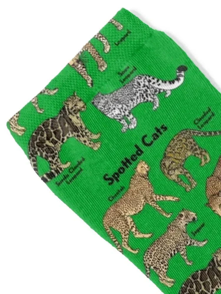 Spotted Cats Socks retro winter thermal Designer Man Socks Women's