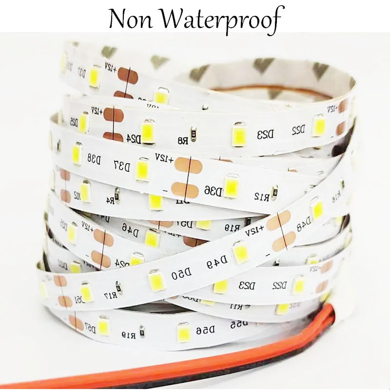 12v led strip lights waterproof Flexible Pink Blue 1m 2m 3m 4m 5m Home Decoration Lighting LED Tape red replace 5050 SMD 5630