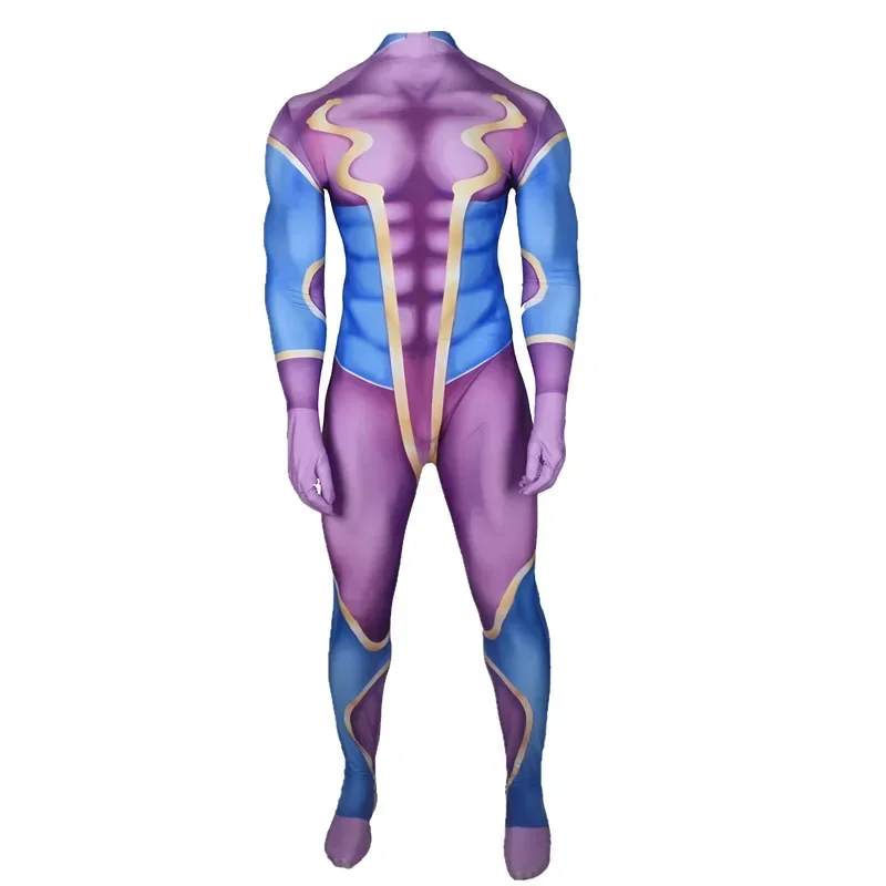 SN66 Anime JoJo's Bizarre Adventure Star Platinum Cosplay Kostuum Volwassenen Kinderen Zentai Unisex Fullbody Lycra Romper Hallowee2@w$