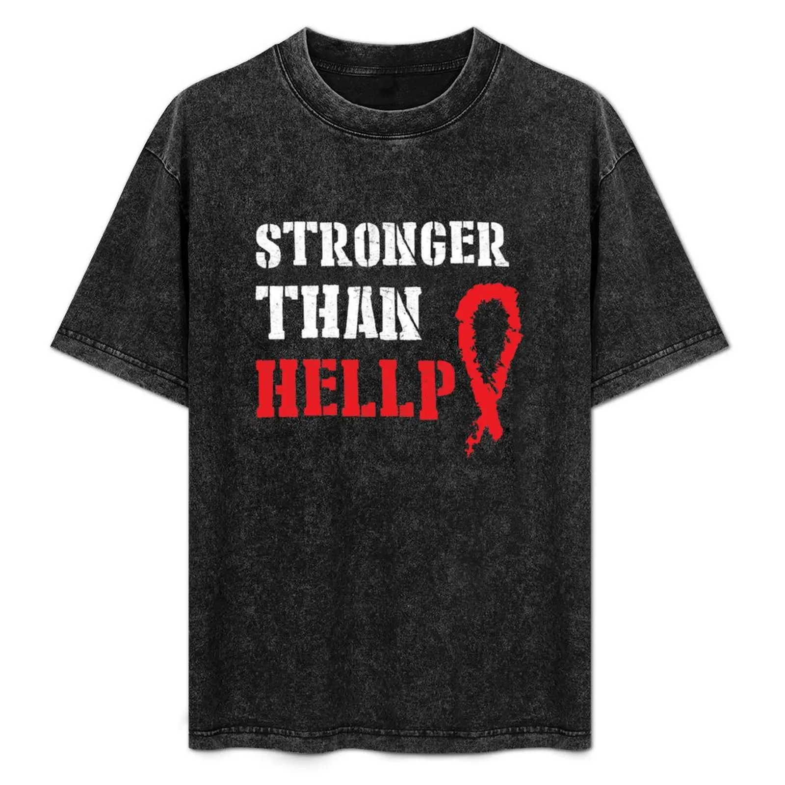 

Stronger Than Hellp For A Preeclampsia Survivor design T-Shirt Short sleeve tee custom t shirt oversizeds t shirts men