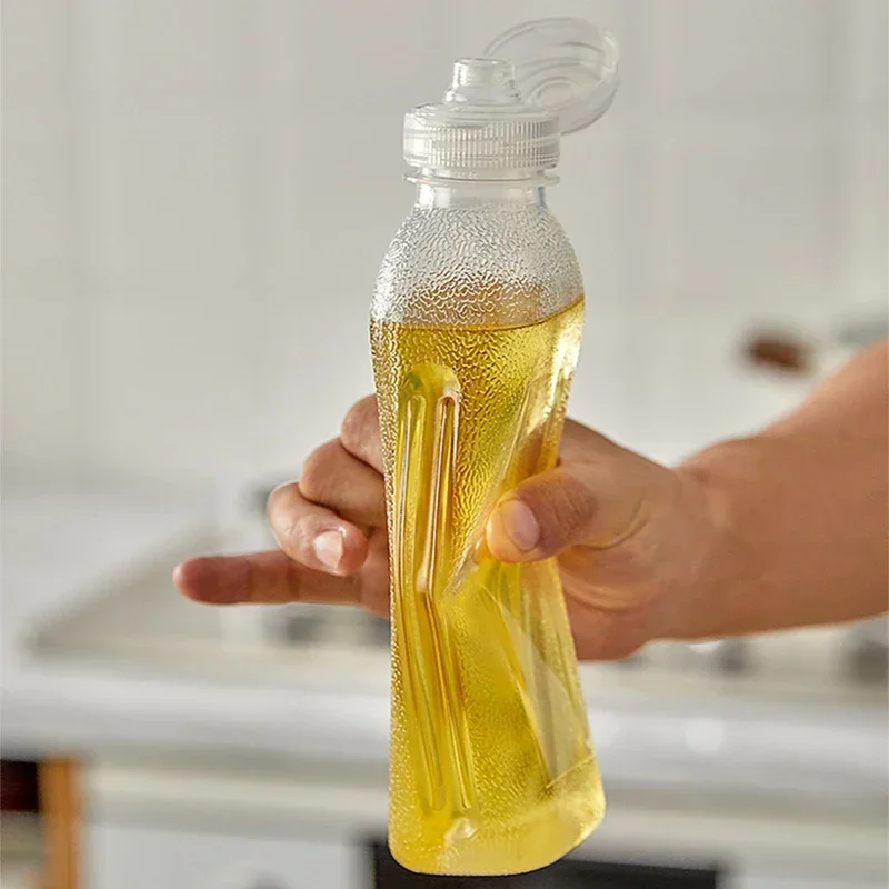 Economic Oil-Bottle Kitchen Oil Spray Bottle Condiment Squeeze Bottles Cooking Baking Ketchup Mustard Hot Sauces Olive Oil