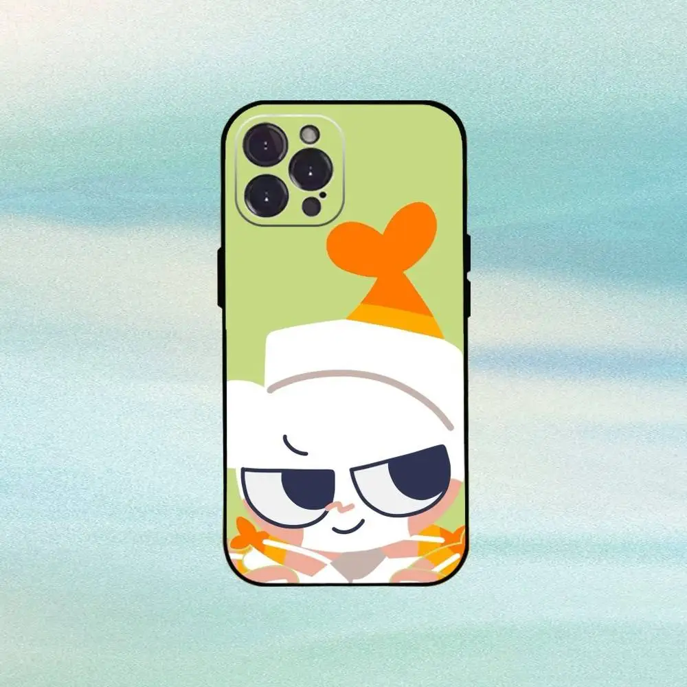 حافظة هاتف كارتون Goob D-Dandys World لهاتف آيفون 16 15 14 13 12 11 Pro Max Plus، 5G حافظة سوداء ناعمة #6