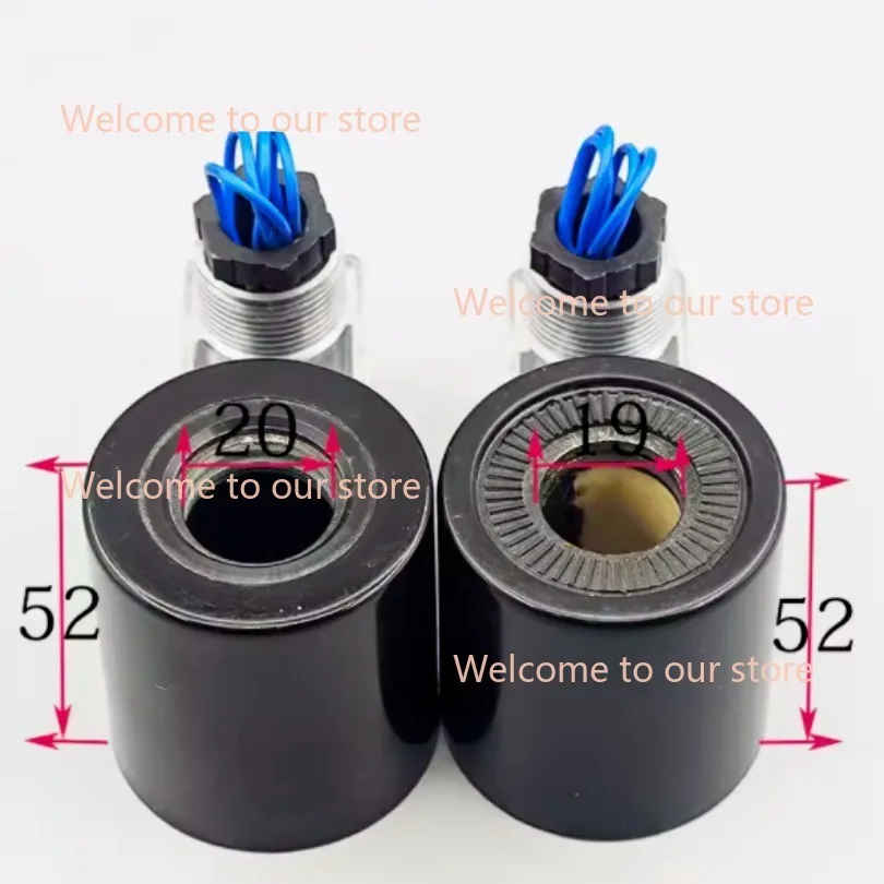 

1 шт., катушка гидравлического электромагнитного клапана, внутренний диаметр 19/20 мм, высота 52 ммAC220VDC24V12V