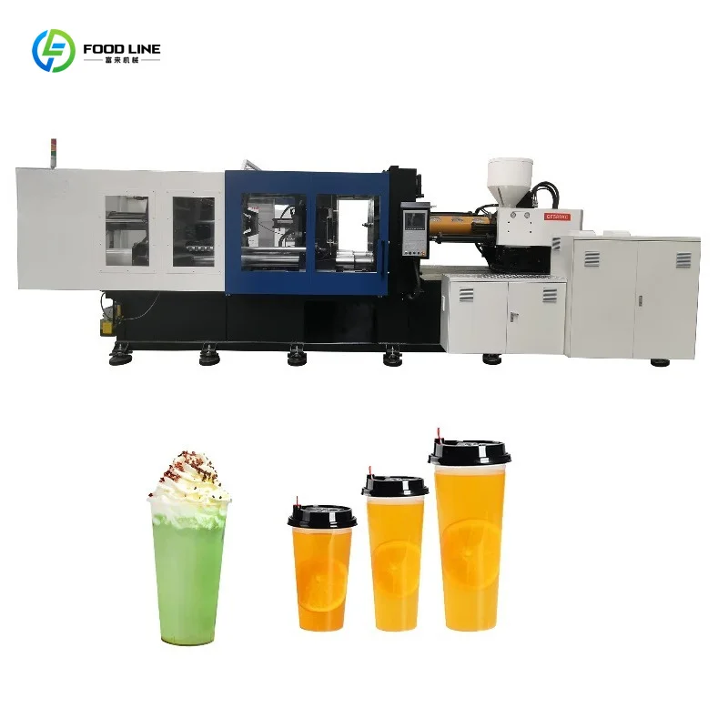 Customized Plastic Cup Forming Machine Industrial Injection Molding Equipment For Cold Drink Cup
