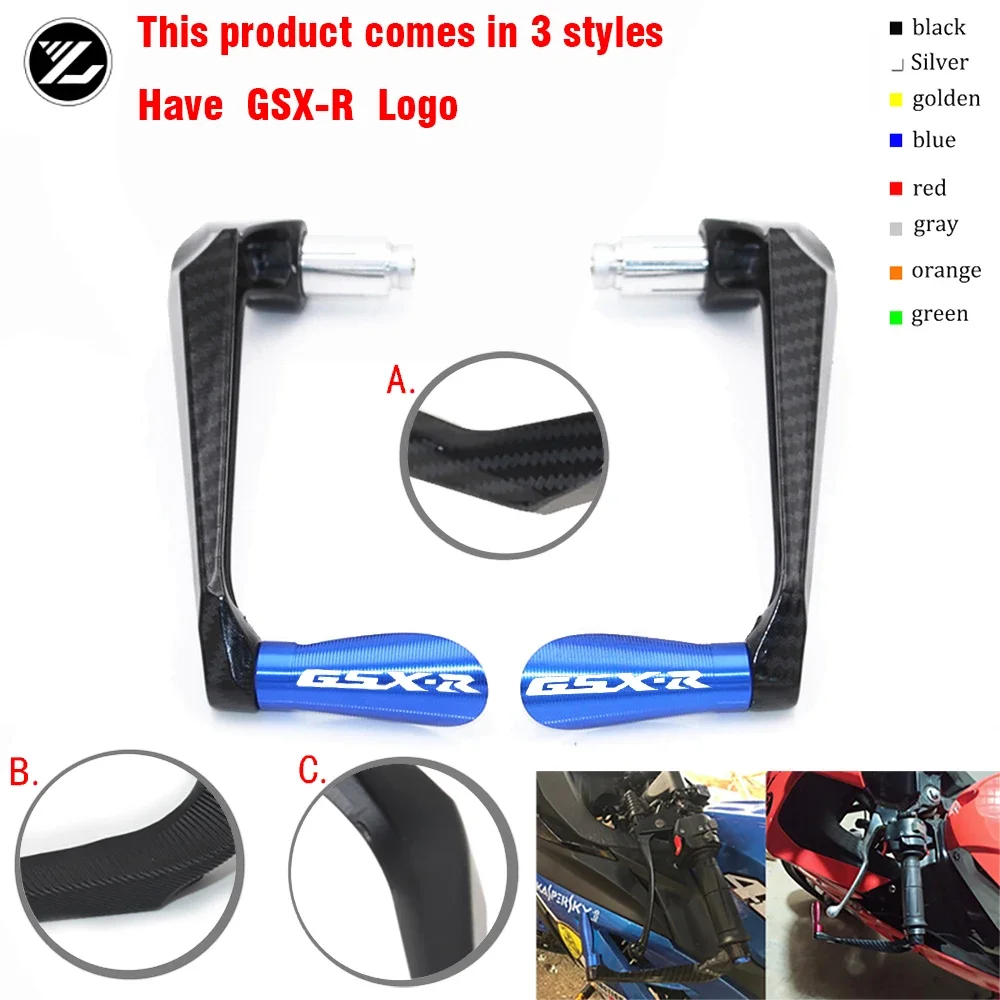 Motocycle Handlebar Handle grips Bar Ends Brake Clutch Levers Guard Protector For SUZUKI GSXR 600 750 1000 k3 K4 K5 K6 K7 K8 H1