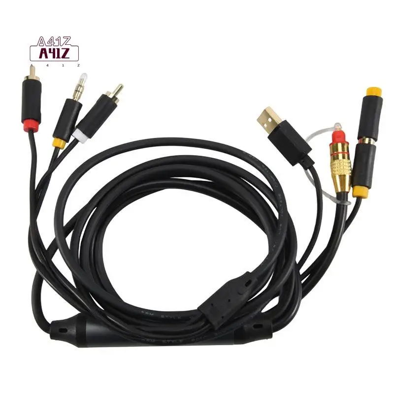 A41Z-Digital Optical To Analog 3.5Mm AUX Audio Cable Optical To 2RCA Adapter Coaxial To Stereo L/R Audio Amplifier