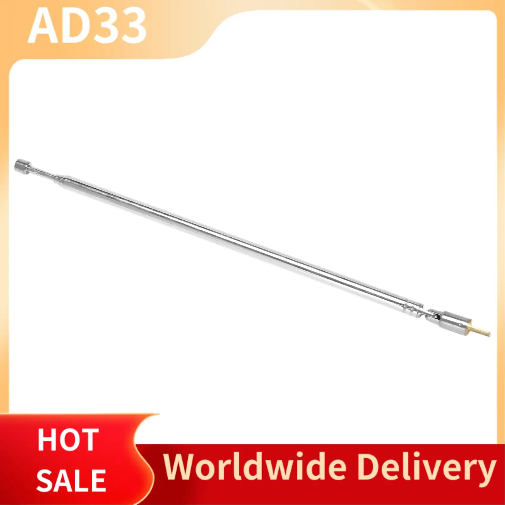 

(Высококачественная) 5X замена 60 см 4 секции телескопическая антенна для радио-телевидения