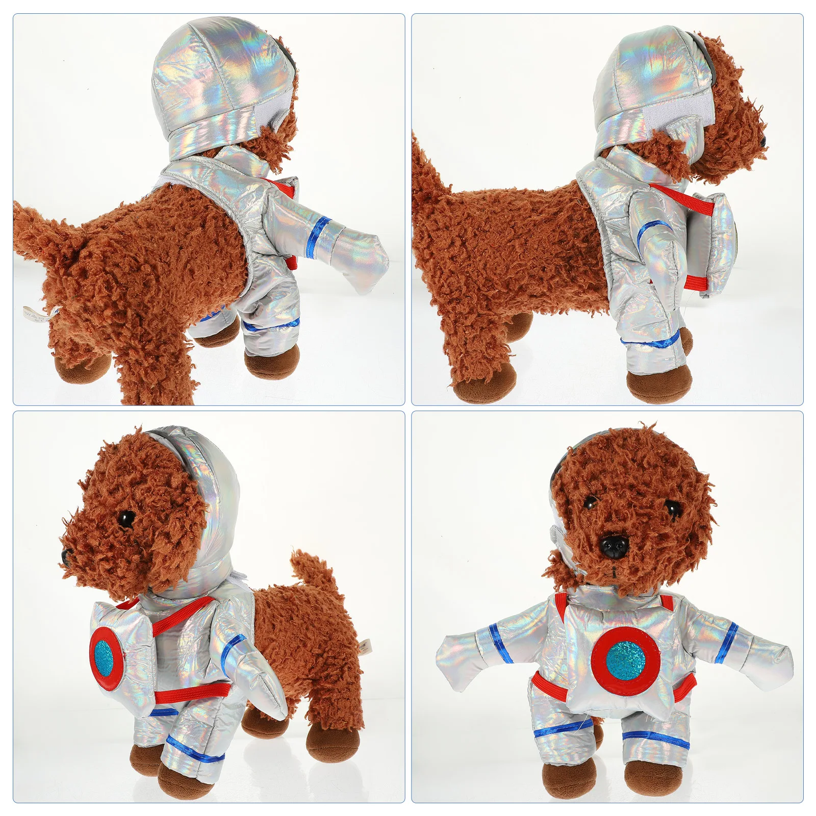 

Delicate Halloween Spaceman Pet Costume Comfortable Dog Clothes Portable Puppy Accessory Dog Costume Puppy Clothes