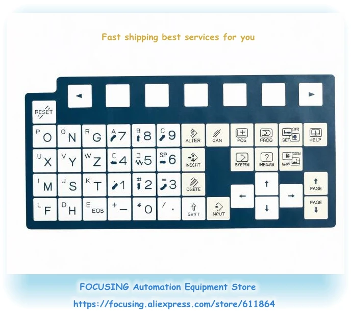 A98L-0005-0588#T Keypad A98L-0005-0588#M CNC System A02B-0309-K711 New Key Panel