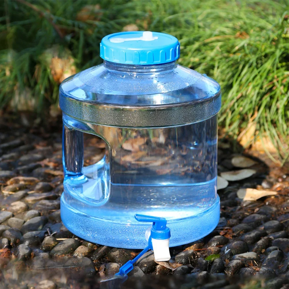 

7.5L Portable Water Container Multifunction Water Storage Carrier Leakproof Water Storage Container for Hiking Self-Driving Tour