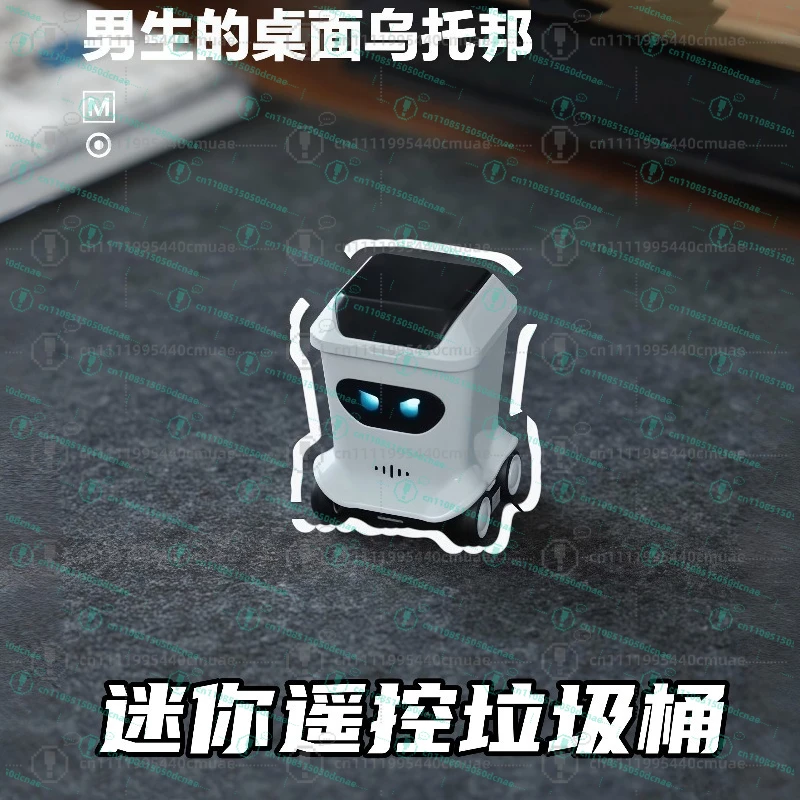 Mini Remote Control Trash Can Desktop 4WD RC Remote Control Car Tide Play Table Children's Boys Toys Birthday Gifts