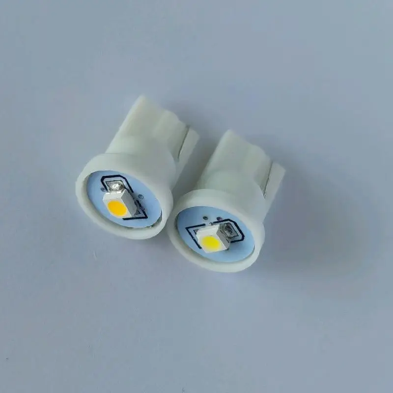 

100 шт., T10 W5W 194 1 SMD 3528 DC 6,3 В 6 В, светодиодные лампы для настольных игр