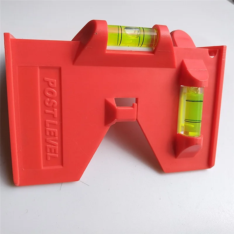 Y42A-4 szt. Poziomica do rur, słupków i poziomowania, składana poziomica z 3 szklankami, regulowana poziomica do rur z elastyczną pętlą