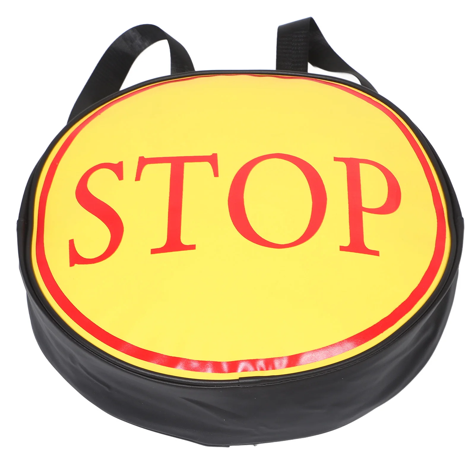 

Motorcycle Backpack Waterproof PU Stop Pattern Reflective Design Large Capacity for Gear Storage Riding Commute