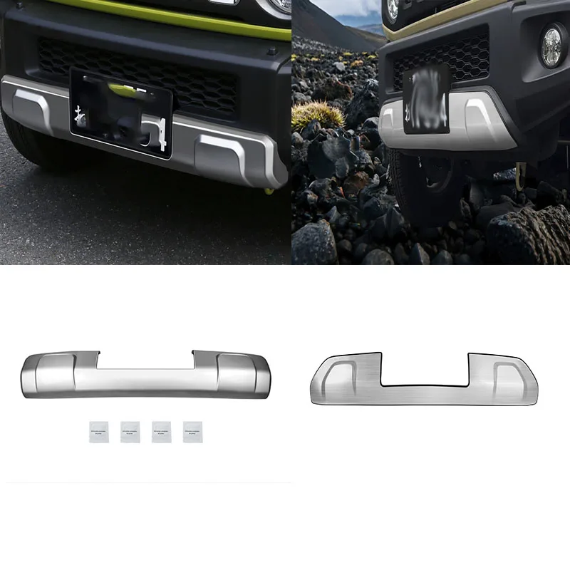 

For SUZUKI Jimny Nomade 2025 2026 ABS/Stainless Steel Car Front Bumper Lip Spoiler Splitter Body Kit Lower Bumper Protector