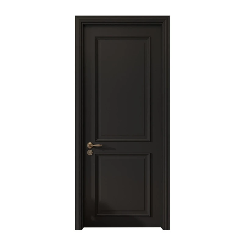 

Simple French solid wood painted door, bedroom door