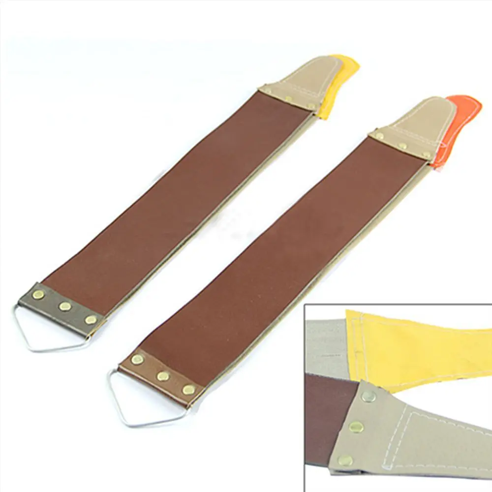 Practical High Quality Hot Sale Leather New Sharpening Canvas Strop Sharpener Open Straight Sharpening Razor for Barber