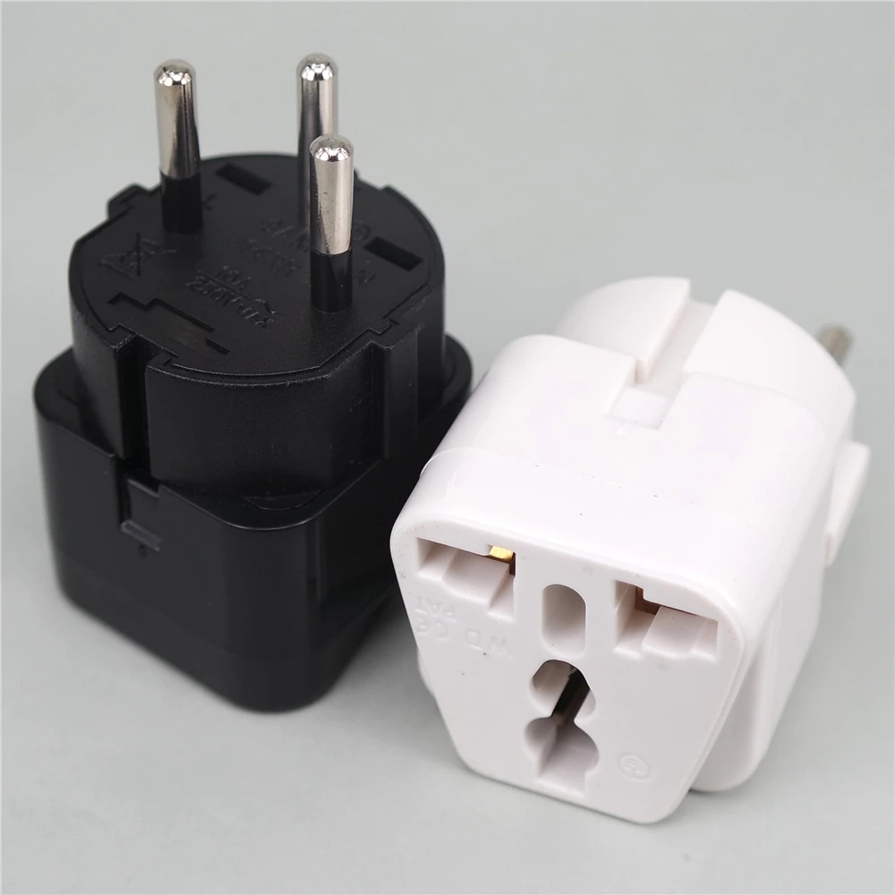 ISRAEL Travel Plug Adapter Universal Outlet Suit AU/UK/US/EU/Schuko/Japan All Countries 250V 10A AC 3 Pin Grounded Plug Adaptor