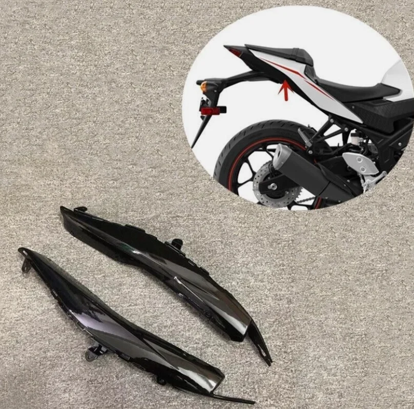 Bright Black Rear Tail Side Plate Inside Fairing For Yamaha YZF R3 R25 2015-2023
