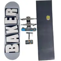 Baker Board Skating  Professional Complete Skateboard 7-ply  Canada  Maple More Color 7.75/8.0/8.25/8.5 Inch Double Rocket 6