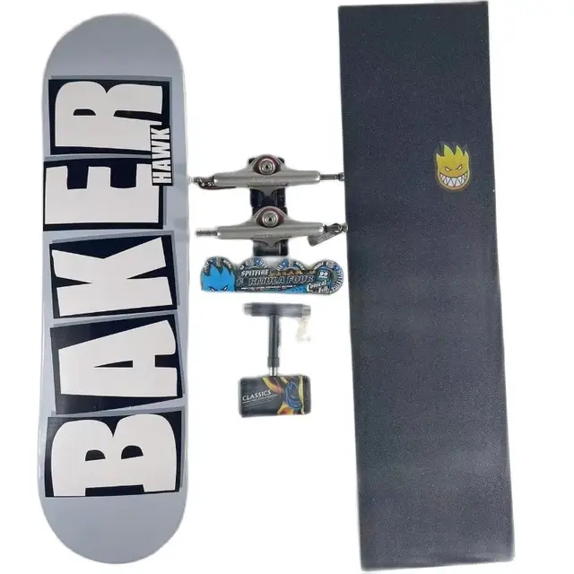Baker Board Skating  Professional Complete Skateboard 7-ply  Canada  Maple More Color 7.75/8.0/8.25/8.5 Inch Double Rocket 6