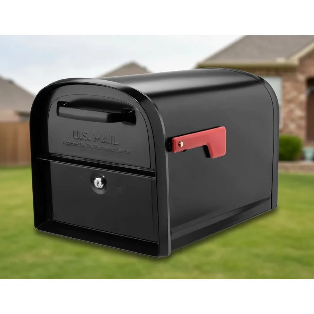 

Extra Large Locking Parcel Mailbox, Heavy Duty Rust-Resistant Steel, USPS Approved Outdoor Security