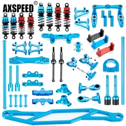 AXSPEED Metal Central Drive Shaft Shock Absorbers Battery Plate Motor Arm Mount CVD for Tamiya TT02 1/10 RC Car Upgrade Parts