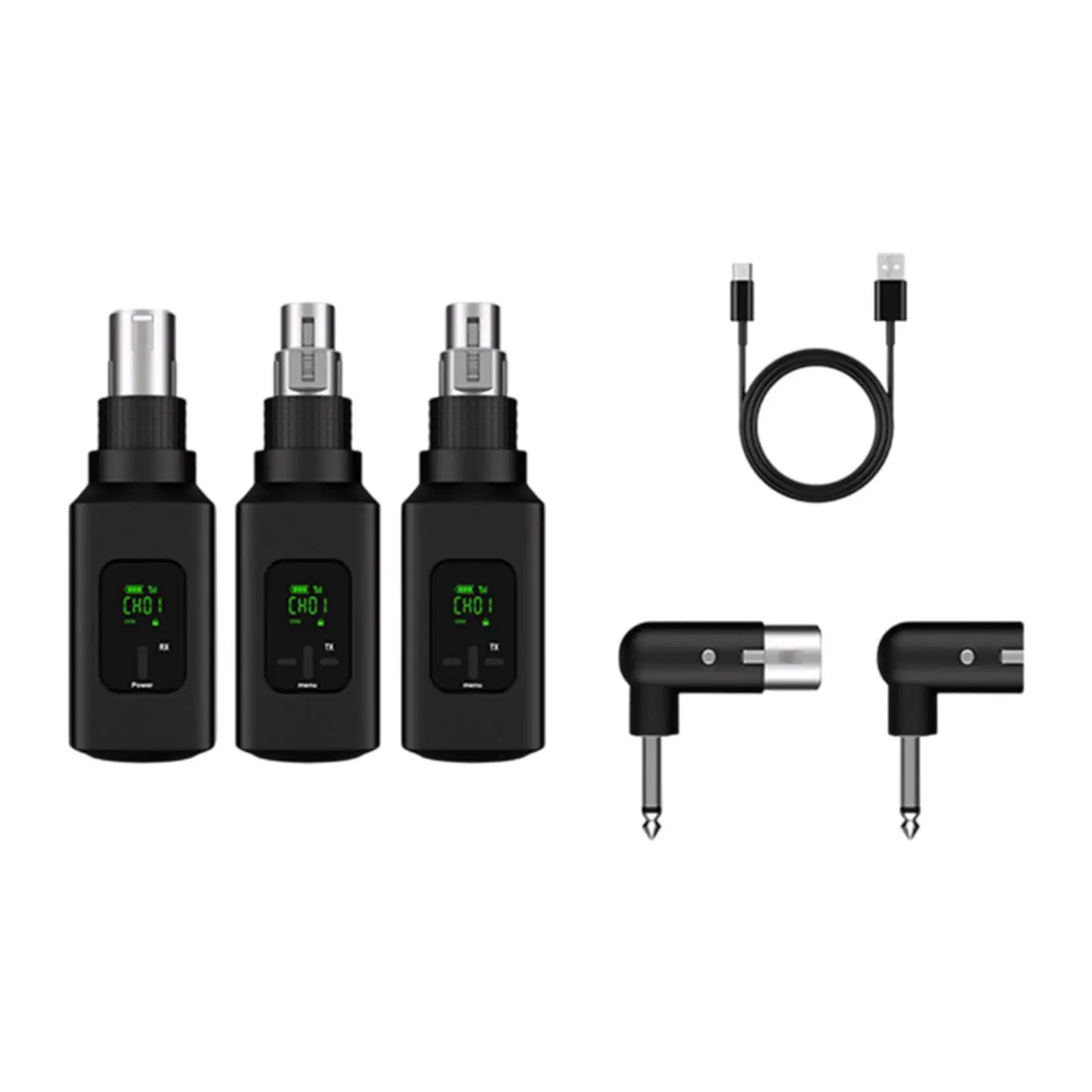 

Microphone Transmitter Receiver Microphone Adapter for Home Theater
