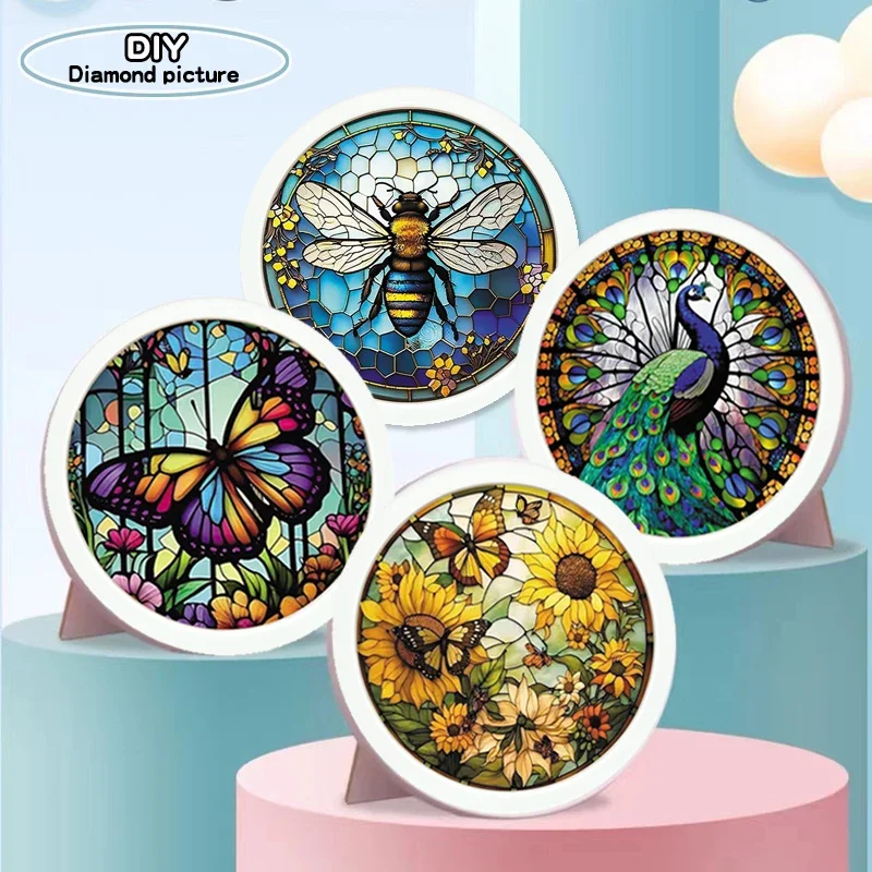 

New 5D DIY Diamond Painting - Butterfly Diamond Painting Stickers - Children's hand painted - The Best Gift For Children