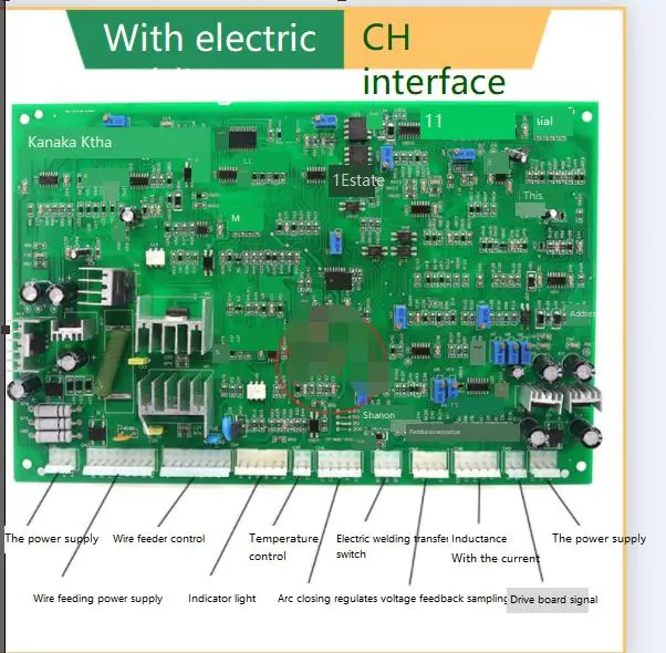 Scheda principale NBC 500 350 scheda di controllo circuito Inverter DC IGBT saldatrice a due protezioni scheda di controllo principale