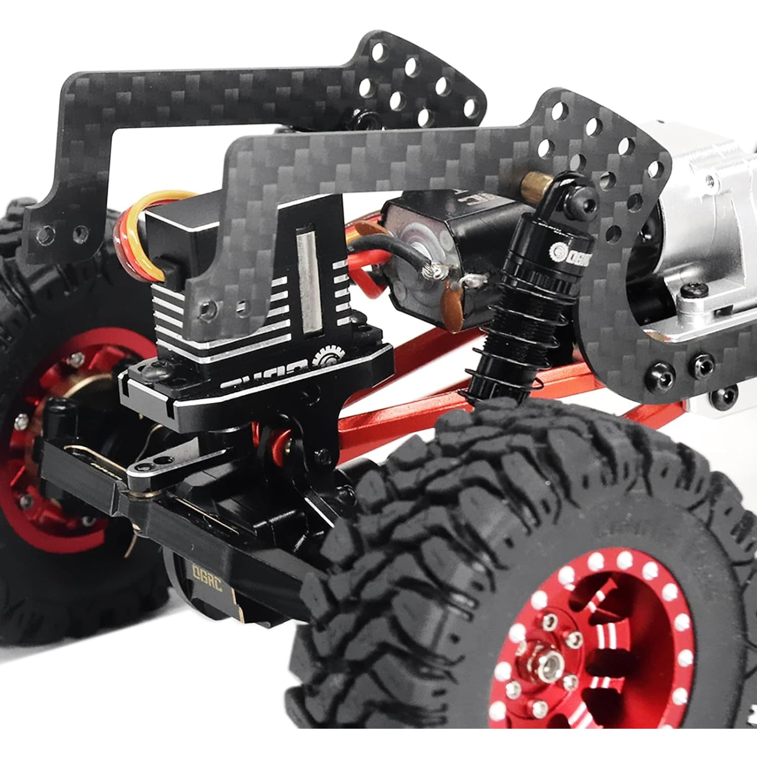 OGRC Carbon Fiber Chassis Kit LCG Frame Girder Body Shell Kit Replace for TRX4M 1/18 RC Crawler Car Upgrade Parts