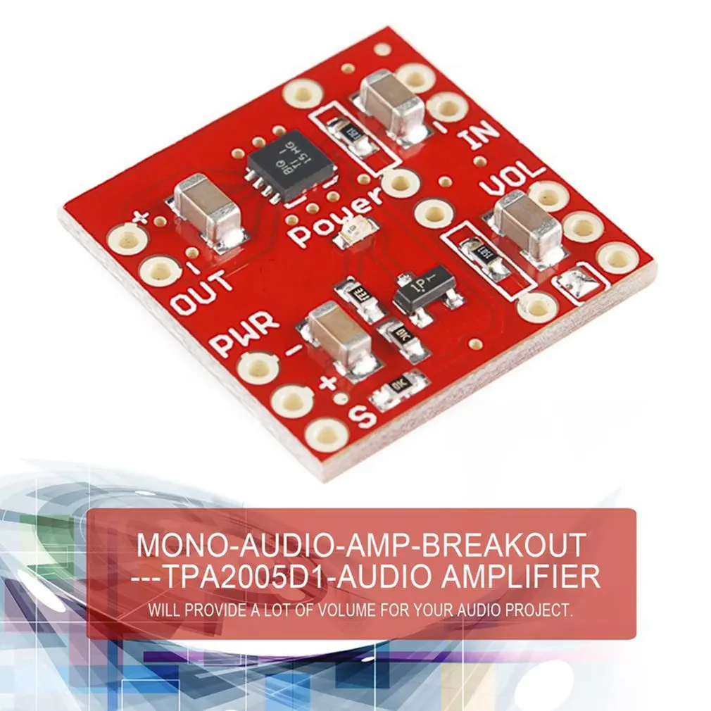 

TPA2005D1 250Khz Mono Audio Amp Durable Board Extremely Efficient Class-D Amplifier Low Heat And Long Life