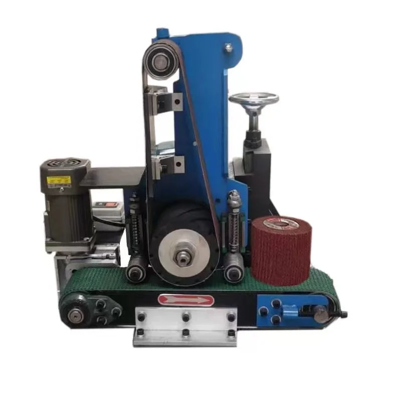 Small Desktop Metal Polishing Machine Flat Metal Plate Deburring Rust Removal Wire Drawing Equipment