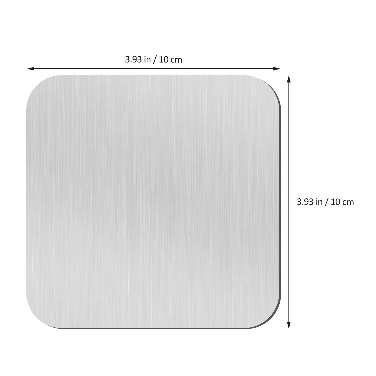 5Pcs Round Stainless Steel Drink Coasters Non-Slip Oil Proof Reusable Cup Pads Anti-Scald Coasters for Hot Drinks Table