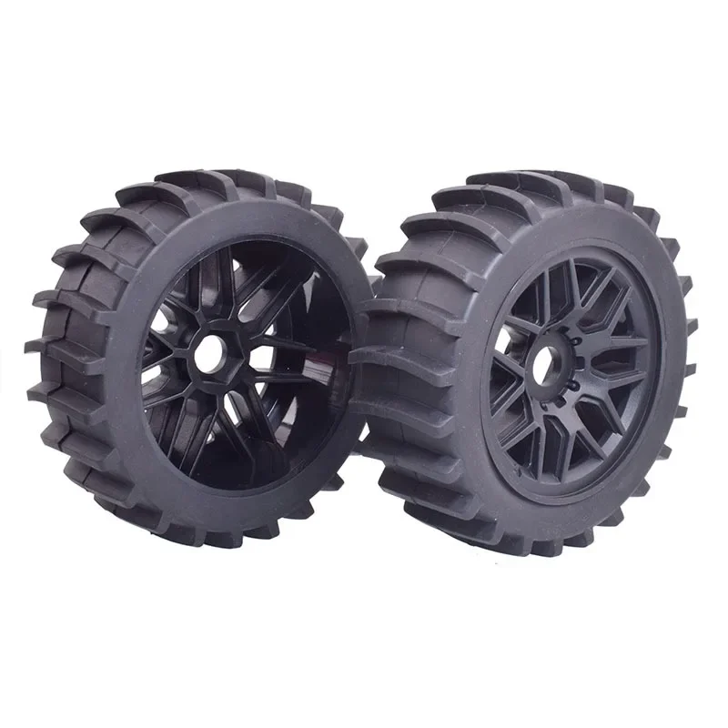 4 Uds 1/8 4WD Nitro todoterreno Buggy neumáticos llanta hexagonal para Trxs1:8 escala RC coche HSP HPI Kyosho ZD Hongnuo Redcat playa neumático