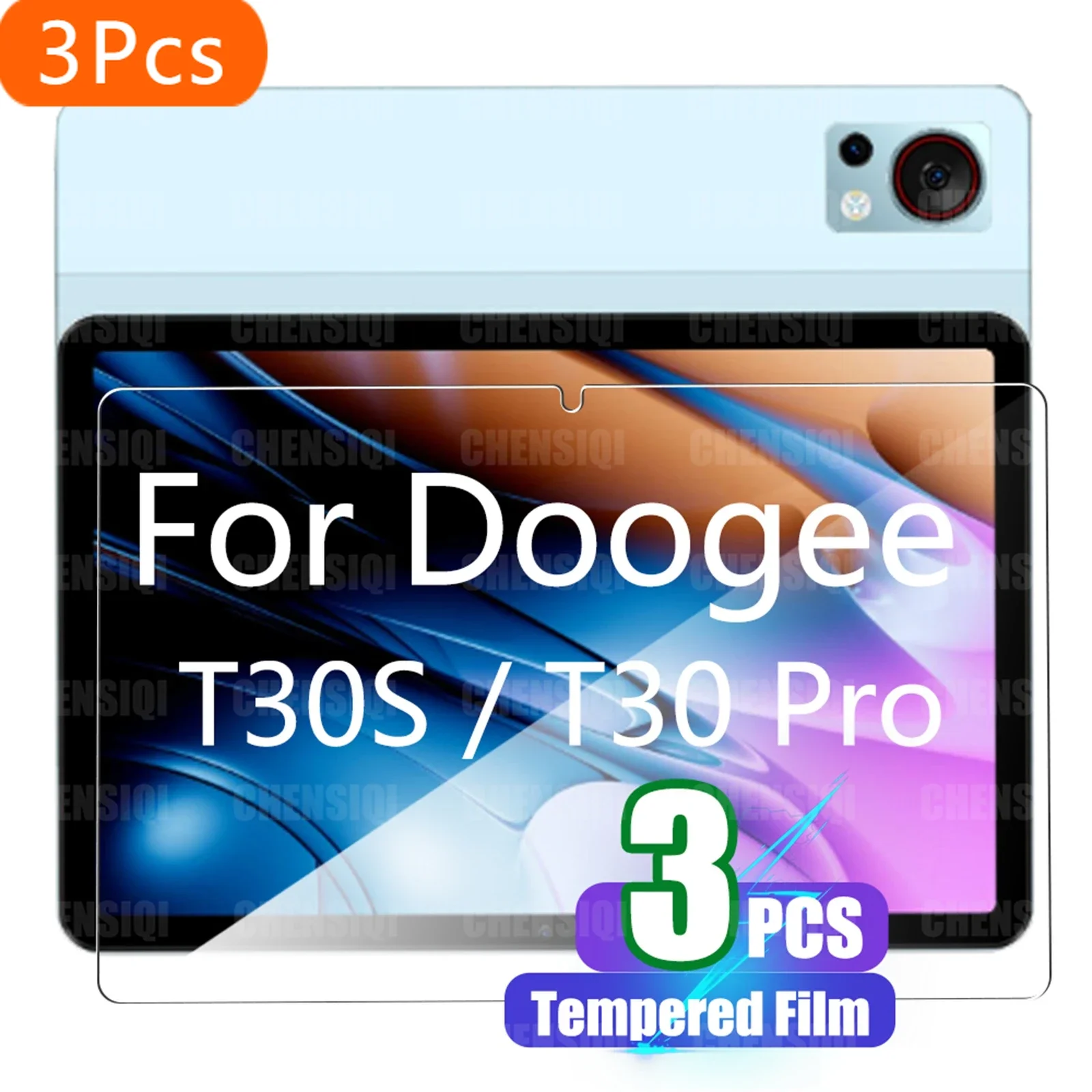 

Защитная пленка для экрана DOOGEE T30S, 3 шт., 11 дюймов, 2024 HD, твердость 9H, прозрачная закаленная пленка против царапин для Doogee T30 Pro 11 дюймов