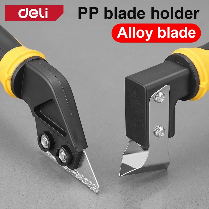 Tile Grout Cleaning Knife Alloy Tip Soft Grip Handle Fast Sealant Remover for Bathroom Kitchen Ceramic Tile Old Joint Cleaning