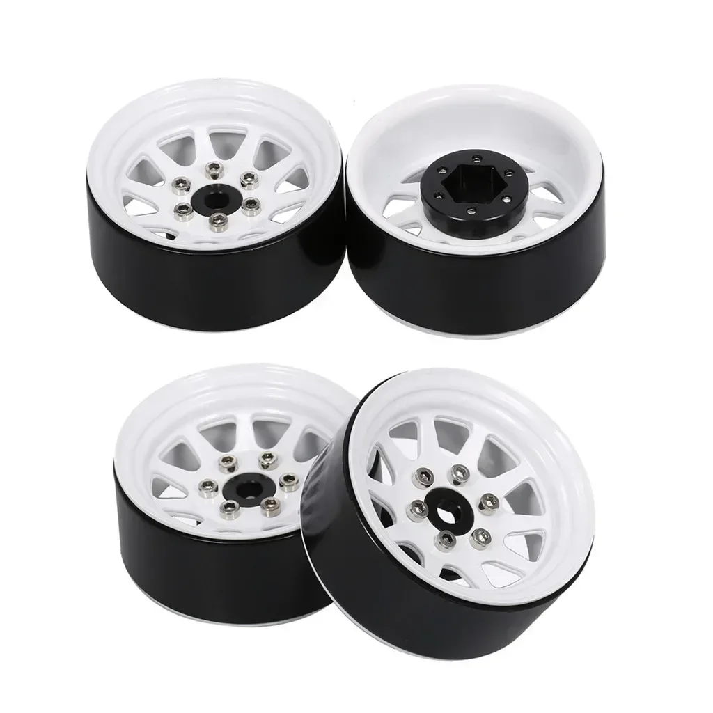 

4PCS 1/10 RC Crawler Aluminum 1.9inch Beadlock Wheel Rims for Trxs Hsp Redcat Rc4wd Tamiya Axial scx10 D90 Hpi RC Crawler