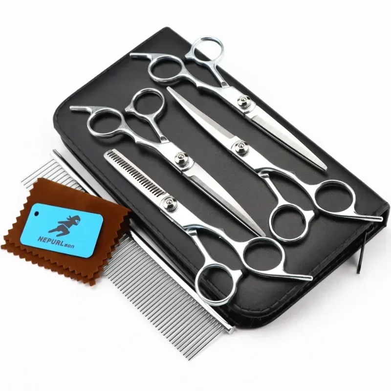 

Набор ножниц для ухода за домашними животными, 6,0 дюйма, прямой вырез, стрижка зубов, ножницы для рыбьей кости