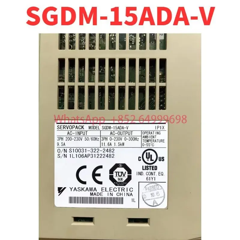 Second-hand test OK Actual diagram of servo driver SGDM-15ADA-V 1.5KW220V