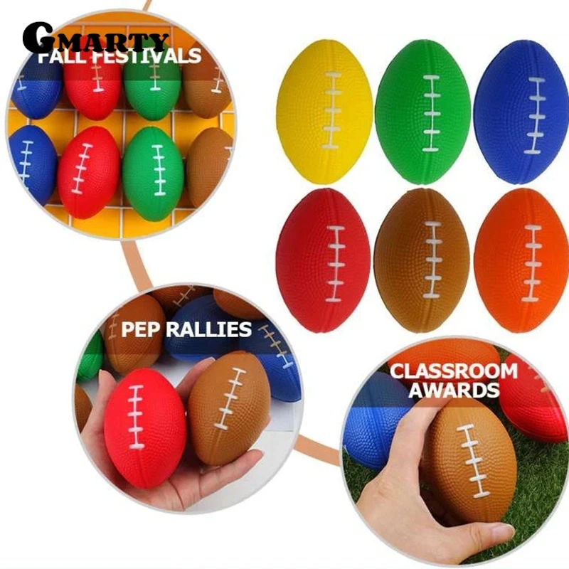 Pu Foam Solid Rugby Grip Ball For Release And Pressure Relief, Football Toy Ball