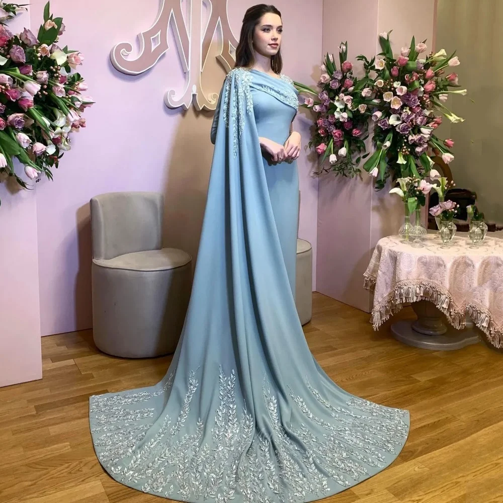 فساتين حفلة موسيقية مخصصة أنيقة مزينة بفستان سهرة عتيق حورية البحر بكتف واحد رداء حفلات فيستدوس دي نوفيا #3