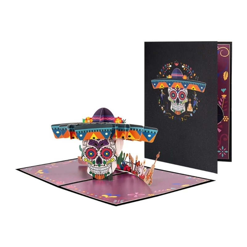 

3D Halloween Popup Card for Holiday Enthusiasts Blessing Postcard with Envelope NEW arrival