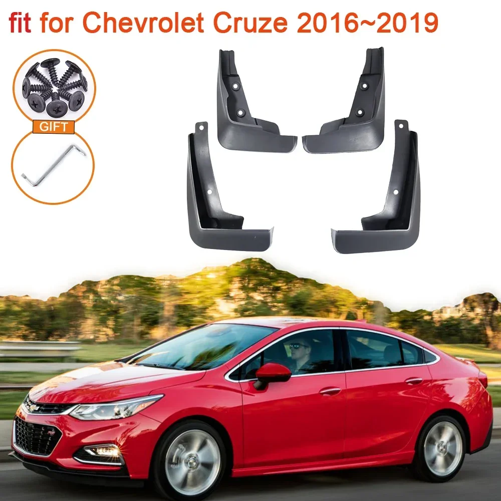 

For Chevrolet Cruze J400 2016 2017 2018 2019 Holden Astra Sedan Accessories Mudflaps Splash Guards Flap Mudguards Fender Wheels