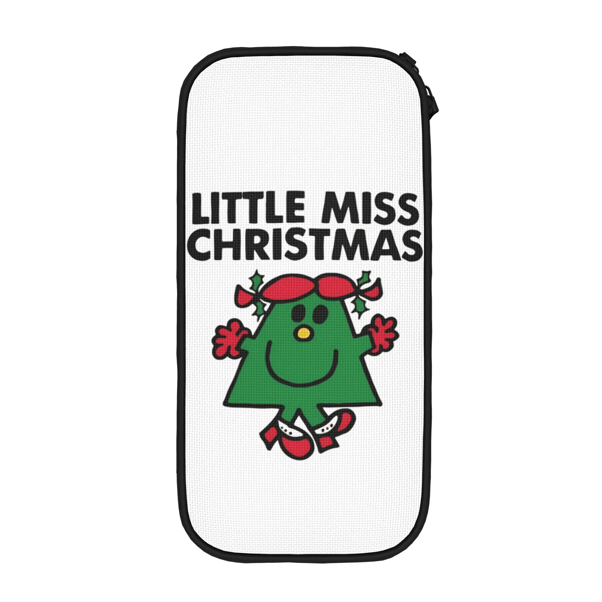 

Классический пенал Little Miss Christmas с героями Mr. Men, школьный пенал на молнии для студентов